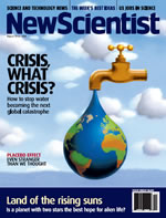 Cover of latest issue of New Scientist magazine